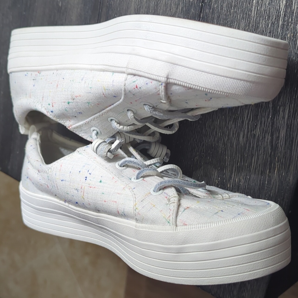 NWOT Sperry Confetti Platform Crest Vibe Ladies Sneakers Size 10 - Picture 7 of 9
